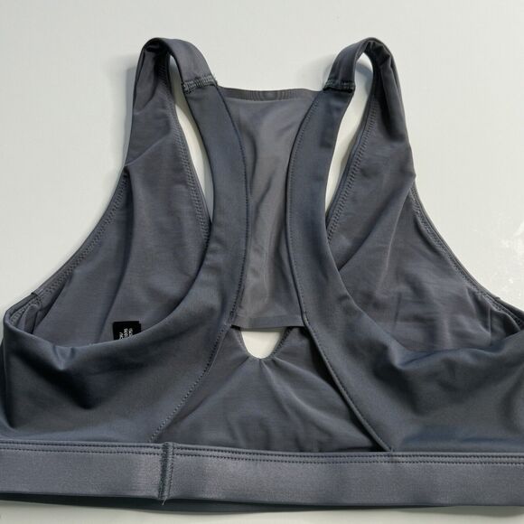 Victoria Sport Bra Size Small Gray Plunge Wire Free Victoria's Secret - Picture 2 of 4